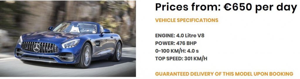 Mercedes GT AMG Roadster